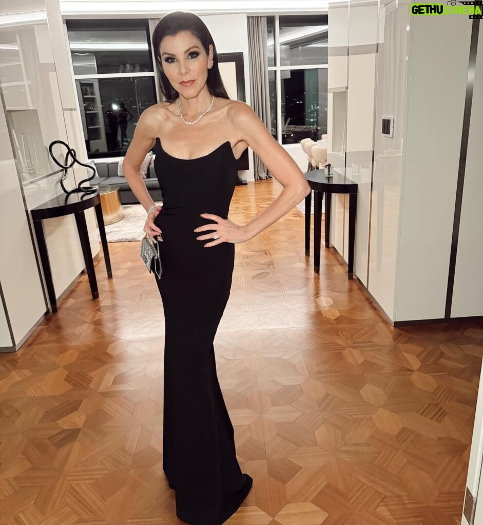 Heather Dubrow Instagram - Never met a black dress I didn’t like… 🤷🏻‍♀💃🏻 I’ve always gravitated towards classic, timeless pieces and don’t get me wrong, I LOVE adding color in there but there’s just something about a black dress that never let’s me down ! I actually just did a full closet haul and donated what I no longer wear (early spring cleaning??) and filled my closet with staples that I love and that bring me JOY to wear - Is that something you would want to see / should I do a video on my closet staples??? 🤔 LMK! And if you had to pick a favorite black dress between 1, 2, 3, 4 and 5 - which one would it be??