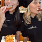 Heather Dubrow Instagram - Kicking off Hanukkah with a LATKE-OFF & the BEST holiday surprise ever! Which latke are you rooting for? Are you Team Heather (OG Latkes) or Team Chef Bae (Healthy Veggie Latkes)??! Tell us which latke style is the most YOU in the comments below 👇🏻 Chef Bae’s Butternut, Zucchini, Carrot, Sweet Potato Latkes 1 small or 1/2 of a large butternut squash, shredded 2 zucchinis, shredded 2 purple carrots, shredded 1 large sweet potato, shredded 2 eggs 1/2-3/4 cup paleo flour Sea salt & black pepper, to taste Olive oil, for frying Unsweetened dairy-free yogurt or sour cream, for serving Instructions: Using a towel, squeeze the moisture out of the zucchini. In a medium bowl, combine all of the ingredients and form into 3-4” patties. Fry until golden and crispy. Serve the dairy-free sour cream. Chef Heather’s Crispy Bird’s Nest Latkes: 1 1/2 pounds russet potatoes (3 to 4 potatoes), shredded 1 medium yellow onion, shredded 3 eggs 1 tbsp fresh lemon juice 2 tablespoons flour, of choice 1 teaspoon kosher salt 1/8 teaspoon freshly-ground black pepper 1 cup avocado oil, for frying Applesauce, for serving Instructions: Using a salad spinner followed by a kitchen towel (Chef Heather’s secret method!) squeeze the moisture from the potatoes and onions. Combine the remaining ingredients and form into 3” nests. Fry until golden & crispy! Serve with apple sauce.