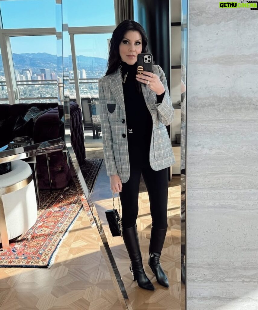 Heather Dubrow Instagram - First few outfits of 2024… I’ve been lucky and grateful to start this year off by celebrating my friend’s accomplishments and speaking at several events for causes that I care deeply about – and this year that’s a HUGE focus of mine. I feel like I’m someone who’s fashion reflects the kind of “era” I’m in and right now I’m in my entrepreneurial, philanthropic, and back-to-basics era so I’ve been gravitating towards understated pieces and “quiet luxury” – as they call it 🤷🏻‍♀– pieces that are quality staples. I’m loving timeless pieces that never go out of style but aren’t too in your face (MUCH more on that later…👀 ) But is anyone else feeling a shift in their fashion or does anyone else have any style PREDICTIONS for 2024?? I could talk all day long about this so let’s discuss in the comments !!