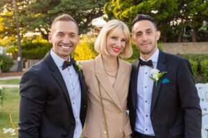 Heather Morris Instagram - It’s in the moments. Congratulations  @mattyjg83 @kobirozenfeld elated to celebrate your love with so many wonderful humans. I love you