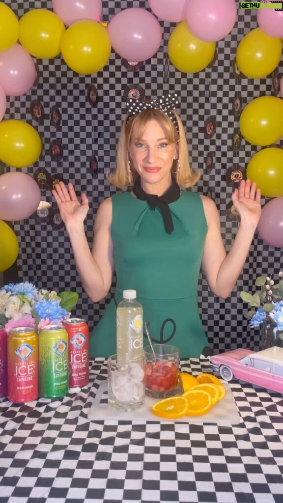 Heather Morris Instagram - It’s Sparkling Ice Spring Fling time! Make a mocktail with me and learn how to enter the Sparkling Ice Spring Fling giveaway at a Walmart near you. You could win a $500 Walmart gift card to throw a spring fling party of your own, with a current Rollback on all Sparkling Ice 17oz bottles for a limited time. #SparklingIce #AnythingButSubtle