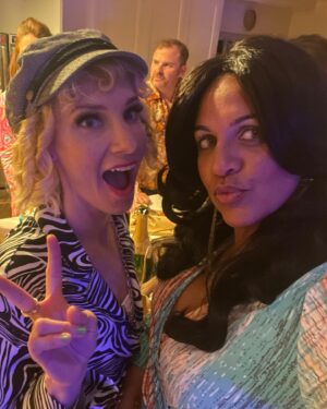 Heather Morris Instagram - 70s Murder Mystery Parties are my JAM! @lapistolpete @janee.marie y’all murdered this party