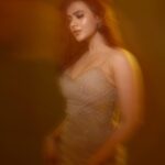 Hebah Patel Instagram - Styled by @officialanahita Wearing: @majesticbyjapnah Makeup: @makeupbyramakrishna @vijjireddyskht Style team: @pranathivarma.k Pic: @adrin_sequeira