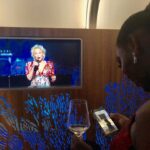 Helen Mirren Instagram - here are two enormous legends in the same shot bette and Serena. Only in America. Be proud