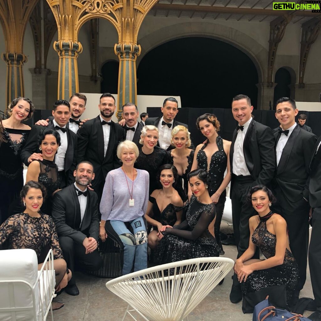 Helen Mirren Instagram - fellow performers a Tango group called German Cornejo Dance Co ... can’t wait to see them I LOVE the tango