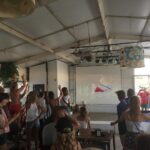 Helen Mirren Instagram - watching the world cup final in a bar in Italy. I know I know, that was ages ago but time flies, what can I say?