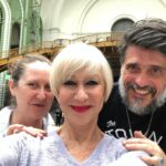 Helen Mirren Instagram - sorry going backwards my instagram is more latergram! my wonderful team for the Largerfeld memorial/appreciation at the grand Palais, Paris He was a very extraordinary man