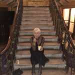 Helen Mirren Instagram - last night premier of the good liar. fish and chips at the end of the night in the very beautiful Home House