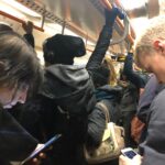 Helen Mirren Instagram - you gotta love the london overground in the rush hour