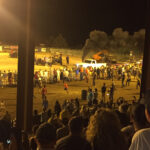 Helen Mirren Instagram - at my first truck pull. Gardenerville Nevada. the kids ran all night trying to beat the truck. noisy smelly and fun. There was some metal out there