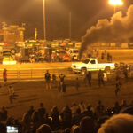 Helen Mirren Instagram - at my first truck pull. Gardenerville Nevada. the kids ran all night trying to beat the truck. noisy smelly and fun. There was some metal out there