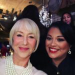 Helen Mirren Instagram - This beautiful woman with me is beautiful inside and out. She is Hetal Jani. I had the honor of presenting her with a 2019 L’Oreal Woman of Worth award for her work helping young immigrants in the US adapt to a new language and culture. Her work particularly helps young women. When you are feeling down remember there are people like Hetal in the world. her organization is called Speak Mentorship. Look it up