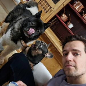 Henry Cavill Instagram - Happy Birthday, Baggins! There was a time, not so long ago, when Kal used to live in peace. Alas, he's now one friend richer, but uninterrupted naps are never assured.