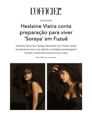 Heslaine Vieira Instagram - Entrevista pra @lofficielbrasil ✨
Obrigada pelo carinho 🤍
Link nos stories 

Créditos: 
Fotos: Vinícius Mochizuki (@viniciusmochizuki)
Assistência de fotografia: Rodrigo Rodrigues e Josias Vieira 
Stylist: Patrícia Bastos 
Beleza: Titto Vidal