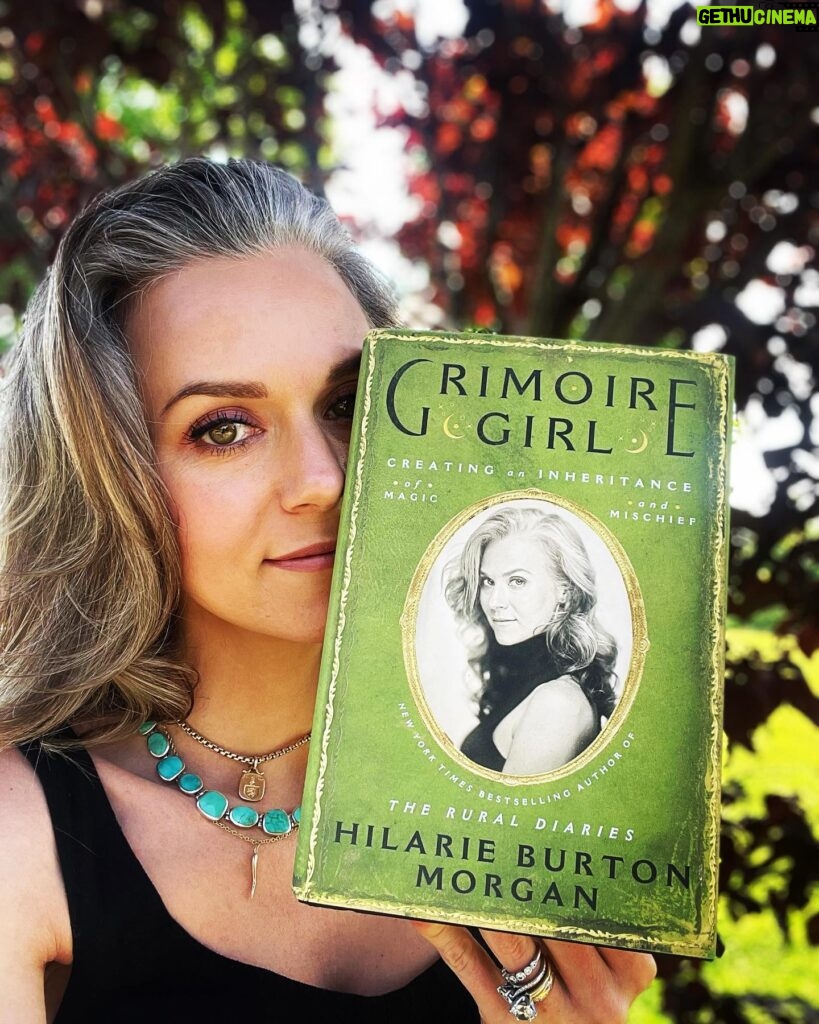 Hilarie Burton Instagram - She’s HERE!!!!! I am just BEYOND excited to share the cover for my latest book #GrimoireGirl with you all! Seriously. I’ve been nervous. Impatient. Giddy. All the things. Because I loooooove this book. 💖 I love that it made me reflect on both the good and bad in my history. And at every turn, it made me choose magic. A Grimoire is a book of life saving knowledge. A spell book. A book of prayers and rituals. This is mine. A collection of memoir essays and magical practices and a big dose of love to help you get through whatever you’re going through, this book is a reminder that we all already have all the tools we need to create a magical existence. You all were so supportive of my last book - #ruraldiaries - and I can’t thank you enough. #GrimoireGirl is now officially available for pre-order and all the links are posted in my bio! There’s a link for regular books, a link for limited signed copies through my local small business bookstore @oblongbooks , and a link for international sales. Counting the days till our October release! Here’s to all of us creating an inheritance of Mischief and Magic. 🌙🌸🌈🧙‍♀️🌱✨🔥 https://linktr.ee/GrimoireGirlHBM