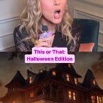 Hilarie Burton Instagram - @hilarieburton plays a Halloween themed This or That🎃