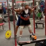 Hilary Swank Instagram - Here is some motivation for you!! This 78 year old woman just squatted 350 lbs 💪🏾 Age ain't nothin’ but a number! 🔥 #FitnessFriday #WhatsYourMissionStatement? #MakeAChoice #MakeItHappen . . . Repost @deontaylor 👊🏽