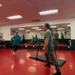 Hilary Swank Instagram - This #FitnessFriday brought to you by this bad*ss! 🤩😎💪🏽👊🏽 @marina_mazepa and her martial arts coach @davisthemusa !💫 #WhatsYourMissionStatement? #MakeAChoice #MakeItHappen
