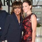 Hilary Swank Instagram - What a blessing to have the sincere honor to meet this masterful icon, trailblazer and supreme talent. 🙌🏽 God rest your soul, @tinaturner 🤍 📸: @wandamcdaniel 💞