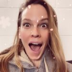 Hilary Swank Instagram - Swipe through to see my three faces after just learning I was honored with 3 nominations in the #CriticsChoice “Super” Awards. I’m always grateful to be a part of anything that’s “super". And I’m proud and thankful for my work in both of those projects. “Best Villain” was one of them. Fun to tap into my baaaaad side… more of that coming with FATALE………..😈😜 #Away and #TheHunt 🧐😳😆 How fun!! 🤣