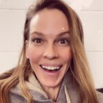 Hilary Swank Instagram - Swipe through to see my three faces after just learning I was honored with 3 nominations in the #CriticsChoice “Super” Awards. I’m always grateful to be a part of anything that’s “super". And I’m proud and thankful for my work in both of those projects. “Best Villain” was one of them. Fun to tap into my baaaaad side… more of that coming with FATALE………..😈😜 #Away and #TheHunt 🧐😳😆 How fun!! 🤣