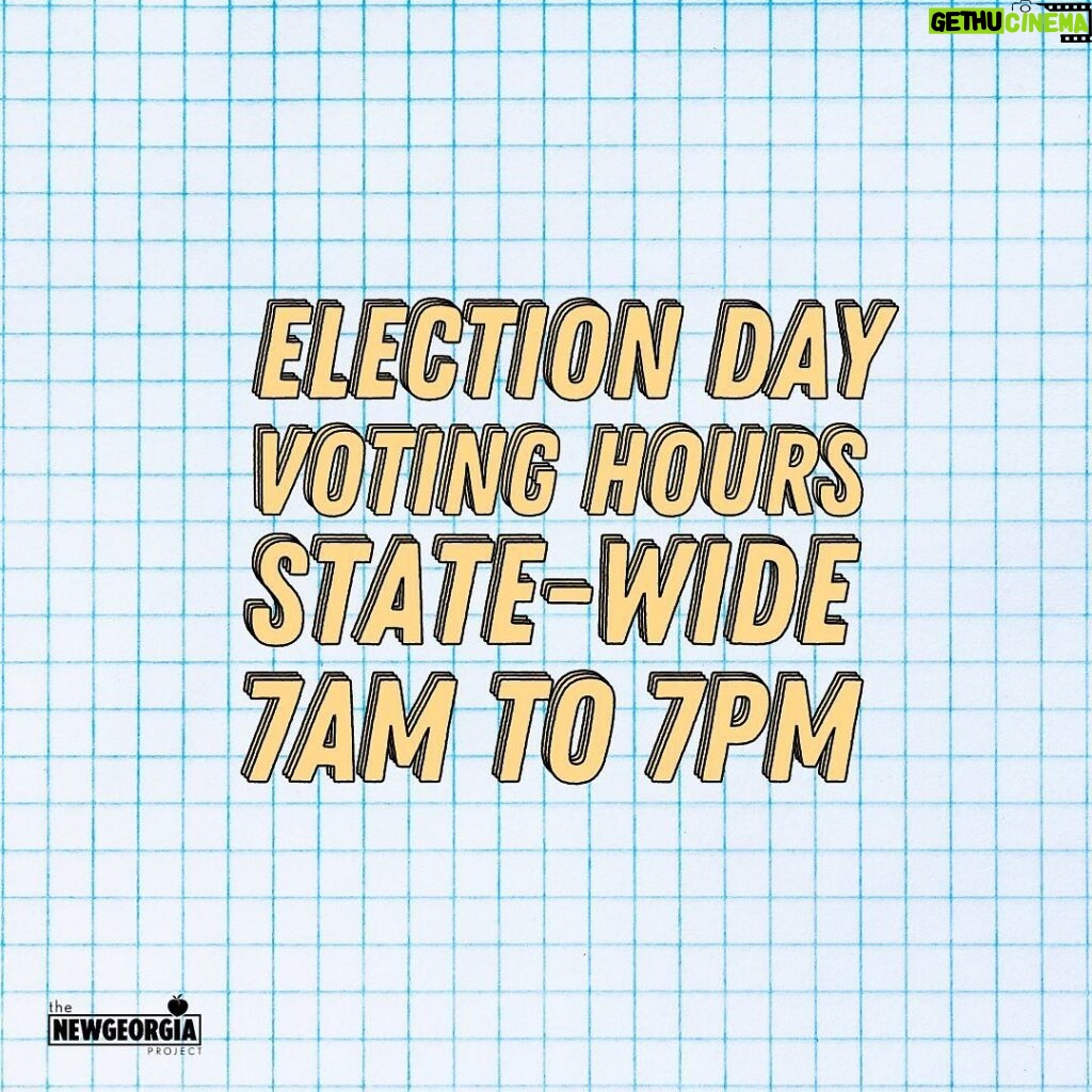 Hilary Swank Instagram - Hi! Please plaster the internet with these 🍑✨ Voting today? Find your polling place by logging in with your basic voter info: 💻mvp.sos.ga.gov/MVP/ Need to drop your ballot off? Find a drop box in your county: 💻 bit.ly/NGPBoxes For all voter info go to links in bio of @newgeorgiaproject 👍🏽