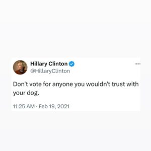 Hillary Clinton Instagram - Still true.