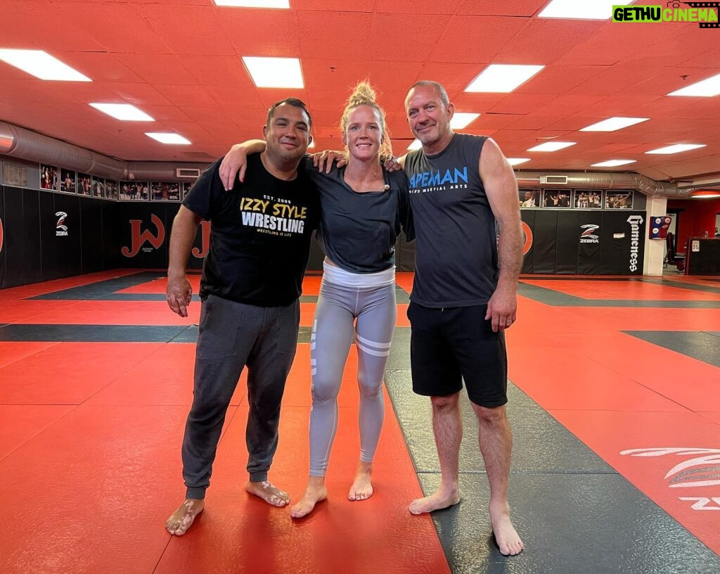 Holly Holm Instagram - Thank you @mmacoachwink and @izzystylewrestling for the training today. I will always be a work in progress and I’m thankful to be surrounded by the best.