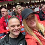 Holly Holm Instagram – That’s  a win for the Lobos! 💥 Great time at the game with my big brother @holm3283_the_barber