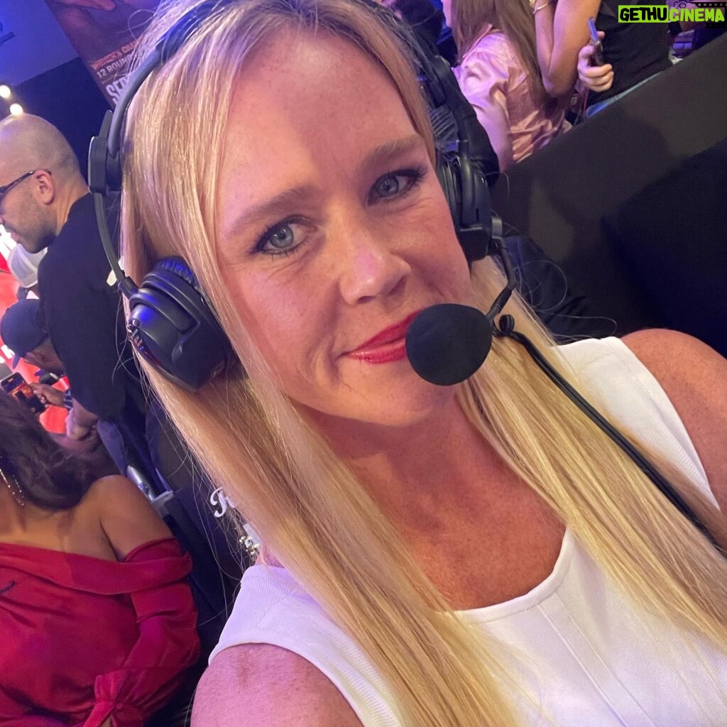 Holly Holm Instagram - It’s been a great night of fights here in Orlando! What a pleasure it was to be a part of the commentating team for the Serrano vs. Ramos fight. You ladies fought for an active 12 three minute round fight and showed true grit. Thank you for the inspiration!