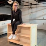 Holly Holm Instagram - Mini kitchen island part 1. This is a build for a small kitchen. Shelving on one side for storage and space for two counter height stools on the other. Sanding and painting is next. I let you all vote and green was a clear favorite! So stay tuned for part 2. Wood working projects are therapeutic to me… and I especially enjoy them as an outlet when I am in training camp. Obviously I can only work on it when I’m not training so the process may take a little longer than usual but I’ll post it as soon as I get it done!