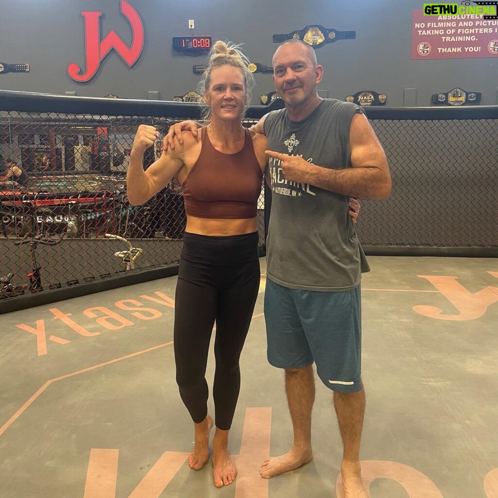 Holly Holm Instagram - Last hard day of camp. Thank you for the push always @mmacoachwink . This journey would not be the same without you. Team @jacksonwink_mma !!