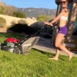 Holly Holm Instagram - First mow of 2022. Still a lot of work to do on the lawn but it’s starting out good so far.