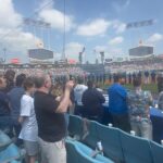 Holly Robinson Peete Instagram - Mannn It just never ever gets old. #OpeningDay. #GoDodgers #GoRJ #proudclubbymomma 💙💙💙💙💙💙💙💙🎉🎉🎉⚾️⚾️⚾️⚾️ #autismacceptance #autismemployer #autismawarenessmonth #baseball