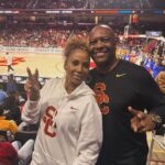 Holly Robinson Peete Instagram - Soooo Funnn! Congratulations @uscwbb!!! #SweetSixteenBound ✌🏾❤️💛🏀 #marchmadness #FightOn #uscwomensbasketball