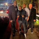 Holly Robinson Peete Instagram - #aboutlastnight we celebrated hubby’s 58th birthday 🎂🎆😍 with family and besties! We love you, Rodney Peete! No way we’ve spent over half of our lives together! “and I’d do it again” (maniacal laughter 🤣🤣) Really special night!! @rodneypeete9 @magicjohnson @chale2626 @terryellis @lewistpowell @mattrobinson432 @ryanepeete @realrjpeete