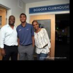 Holly Robinson Peete Instagram - It’s OPENING DAY!!! 💙💙💙🎉🎉🎉 noooo way it’s your NINTH season as a clubhouse attendant , @realrjpeete!!! 🤯 just wanted to take a second to tell you how proud I am of you! You are the heart and soul of that clubhouse, son! You bring the hugs and the hard work and the positive energy…But success in this position doesn’t happen unless he has tremendous consistent support in the workplace. Sending gratitude to @magicjohnson @lonr10 Alex Torres, Andrew Freidman, of course Dave Roberts, and all of the other coworkers and of course the entire team for lifting RJ every single day and for all the support and love they’ve shown our son. This job has meant so much on so many levels. PS: the fourth slide was his very first day at work. We brought him down there like we were dropping him off at kindergarten.🤣🤣 RJ Peete #workingman …#letsgododgers #hireinclusively @hollyrodfdn #autismemployment #mlb @dodgers #proudclubbymomma most photos 📸 @jon.soohoo