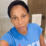 Holly Robinson Peete Instagram - Anti-Aging gracefully?? I’m here for it! 🥰 👍🏾 Thank you @beautybydrkay for your awesome products! #agingskin #beautybydrkay ❤️😶‍🌫️💋