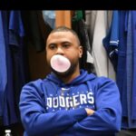 Holly Robinson Peete Instagram - It’s OPENING DAY!!! 💙💙💙🎉🎉🎉 noooo way it’s your NINTH season as a clubhouse attendant , @realrjpeete!!! 🤯 just wanted to take a second to tell you how proud I am of you! You are the heart and soul of that clubhouse, son! You bring the hugs and the hard work and the positive energy…But success in this position doesn’t happen unless he has tremendous consistent support in the workplace. Sending gratitude to @magicjohnson @lonr10 Alex Torres, Andrew Freidman, of course Dave Roberts, and all of the other coworkers and of course the entire team for lifting RJ every single day and for all the support and love they’ve shown our son. This job has meant so much on so many levels. PS: the fourth slide was his very first day at work. We brought him down there like we were dropping him off at kindergarten.🤣🤣 RJ Peete #workingman …#letsgododgers #hireinclusively @hollyrodfdn #autismemployment #mlb @dodgers #proudclubbymomma most photos 📸 @jon.soohoo