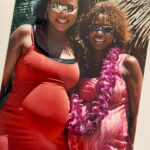 Holly Robinson Peete Instagram - You know when you have a friend for close to 40 years, you have so many photos that memorialize your friendship milestones you don’t even know which ones to post! (well actually I knew which I could NOT post 💃🏾💃🏾😅😅🤫) Welp @iamlelarochon and I are those friends!! …my favorite photos are of us pregnant together because that is a bond that can never be broken. 🤰🏽🤰🏽 it’s already your birthday here in Tokyo so I’m getting a jump!! It’s just so hard to believe we have lived over half our lives together🥹🥹🥹. Sending love out to you today, Lela!! Can’t wait to celebrate you!! 👏🏾👏🏾👏🏾👏🏾🎂🎂🎂🎂💙💙💙☀️☀️☀️☀️☀️ ♈️