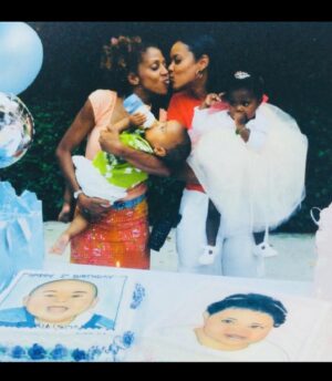 Holly Robinson Peete Instagram - You know when you have a friend for close to 40 years, you have so many photos that memorialize your friendship milestones you don’t even know which ones to post! (well actually I knew which I could NOT post 💃🏾💃🏾😅😅🤫) Welp @iamlelarochon and I are those friends!! …my favorite photos are of us pregnant together because that is a bond that can never be broken. 🤰🏽🤰🏽 it’s already your birthday here in Tokyo so I’m getting a jump!! 
It’s just so hard to believe we have lived over half our lives together🥹🥹🥹. Sending love out to you today, Lela!! Can’t wait to celebrate you!! 👏🏾👏🏾👏🏾👏🏾🎂🎂🎂🎂💙💙💙☀️☀️☀️☀️☀️ ♈️