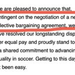Hope Solo Instagram – This settlement is not a “huge win.” It’s heartbreaking and infuriating. A “promise” of equal pay from the Federation and backpay for a select group of players isn’t equal pay and it’s not what this fight was about. 

Read the fine print. “Contingent upon the negotiation of a new collective bargaining agreement.” It doesn’t exist yet and is not guaranteed. If the players had ever been successful in negotiating an equal CBA, there would’ve been no reason to sue the Federation in the first place.

Six years ago, we started the fight for equal pay, something I’m very proud to say I led when I pushed to bring  on a new Players Association Executive Director, Rich Nichols, someone I knew would truly fight for us and give us the tools to challenge a Federation that marginalized us for decades.  His strategy to file the EEOC complaint was the boldest action any team had ever taken. It wasn’t an easy ask of anyone, and at the time, the decision went against the wishes of other players on the team now being called the “leaders” of this fight. 

Throughout the entire process, Megan Rapinoe and Alex Morgan were the two  most agreeable with the Federation and to this day, continue to to accept terms that are nowhere near what we set out to do. They both know this is not a win. They know it’s an easy out of a fight they were never really in. 

The players who got us to where we are today are people like Christie Rampone who stepped up to interview with the EEOC. She and I were the only two players to do so. Players like Christie, Abby Wambach, Shannon Boxx, Heather O’Reilly, Amy Rodriguez, Sydney Leroux, Lauren Cheney, Lori Chalupny and everyone else on the 2015 team who set this fight in motion will not benefit from the selfishness and inequality of this settlement. It also guarantees nothing to the next generation of players. The equal pay case against US Soccer I filed on behalf of the Team long before the Team sued, still stands and I remain committed to fighting for all players — past, present and future.