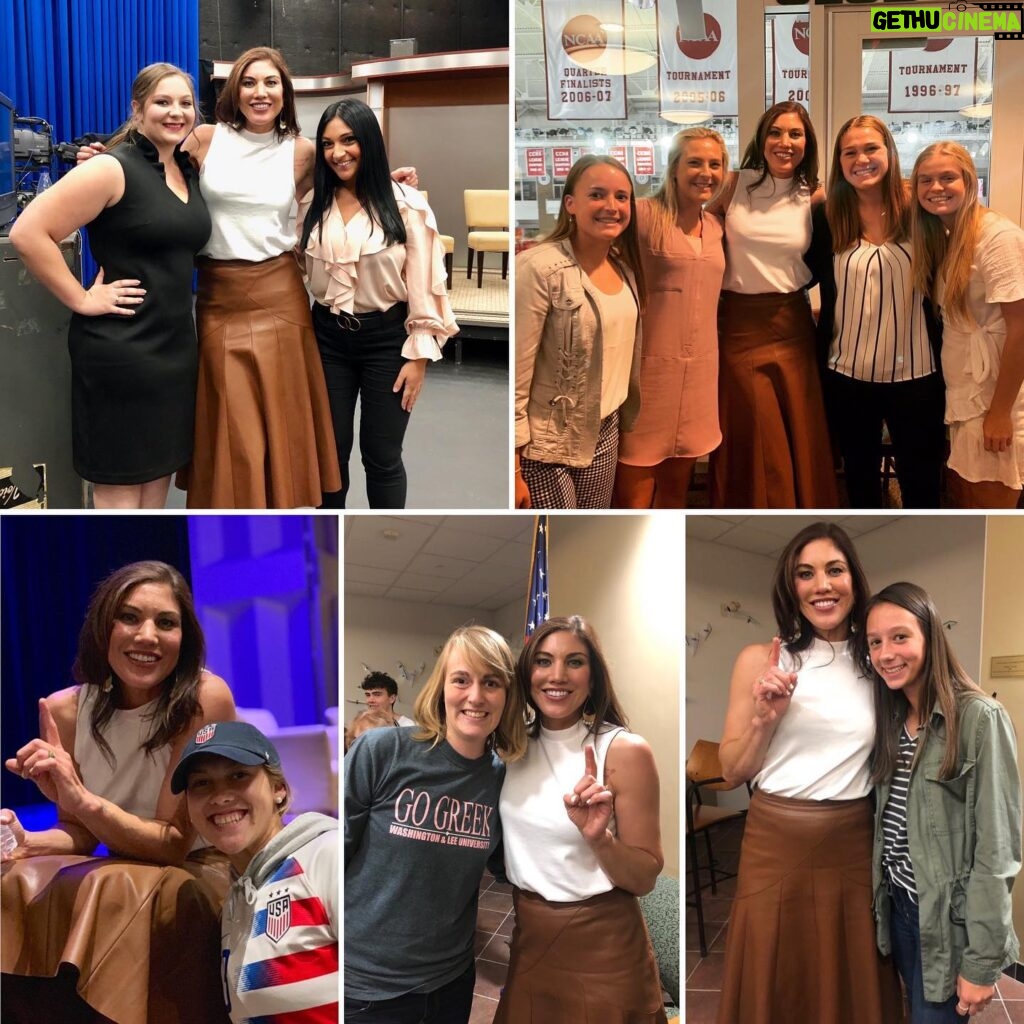 Hope Solo Instagram - It was amazing to get around Ohio this weekend, from Toledo to Oxford, to meet my fans and talk about the fight for gender equality! Shoutout to the @miamioh_soccer women’s team for the meal as well!