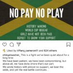 Hope Solo Instagram – Go off @chinyeluasher_! “It’s not just about the money” is right!

It’s about the future and doing what’s right #nopaynoplay