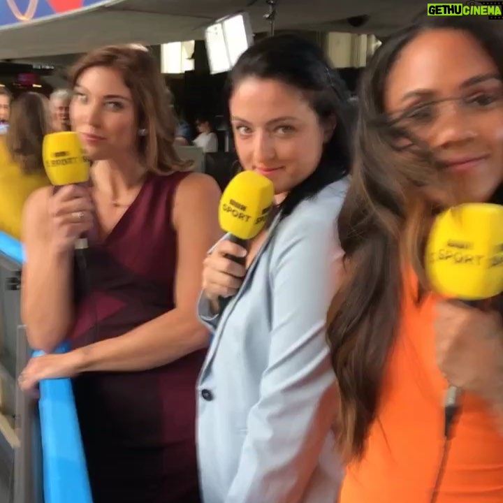 Hope Solo Instagram - Happy birthday @alexscott2! From your co-commentary to the hair flip, everything about #WWC19 with you was a treat.
