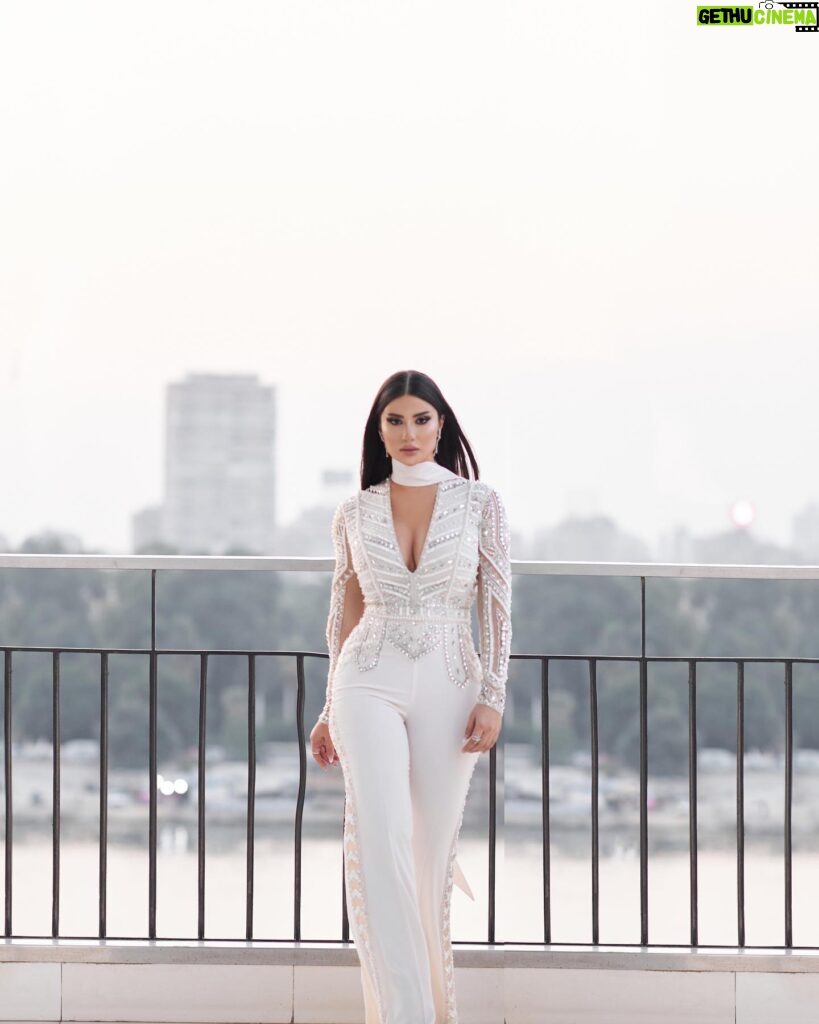 Huda ElEtrreby Instagram - #ciff44 wearing @zuhairmuradofficial jumpsuit Special thanks to my adorable team @lancomepopupegypt @nadaswidanmua @iramjewelry_ @shehabb.adel @revesalondebeaute @l.a_nails_egypt @thenileritzcarlton