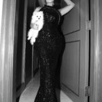 Huda ElEtrreby Instagram - My sugar 🤍 Dress @balmain Jewels @versace by @goldera_eg Makeup @rehamkhalifaa Hair @shehabb.adel @revesalondebeaute Photographer @aliarady