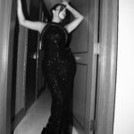 Huda ElEtrreby Instagram - My sugar 🤍 Dress @balmain Jewels @versace by @goldera_eg Makeup @rehamkhalifaa Hair @shehabb.adel @revesalondebeaute Photographer @aliarady