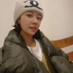 Hwang Jung-eum Instagram – 오랜만에 저녁머그라총총💚