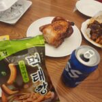 Hwang Jung-eum Instagram – 한남한방통닭. 
먹태깡
카스
7인의탈출볼준비🤣🤣🤣